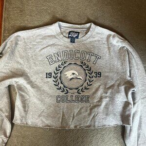 Endicott College Cropped Crewneck Sweatshirt